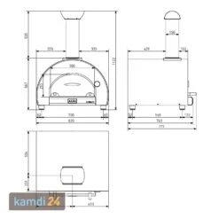 Alfa Forni Pizzaofen 5 Minuti Kupfer Ohne Unterbau -Küche Grill Laden alfa forni pizzaofen 5 minuti kupfer ohne unterbau 17241 m 11