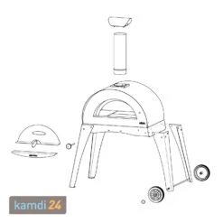 Alfa Forni Pizzaofen Ciao Grau -Küche Grill Laden alfa forni pizzaofen ciao grau 15644 m 10