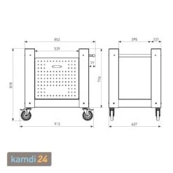 Alfa Unterbau Schwarz Für Pizzaofen 5 Minuti -Küche Grill Laden alfa unterbau schwarz fuer pizzaofen 5 minuti 23617 m 6