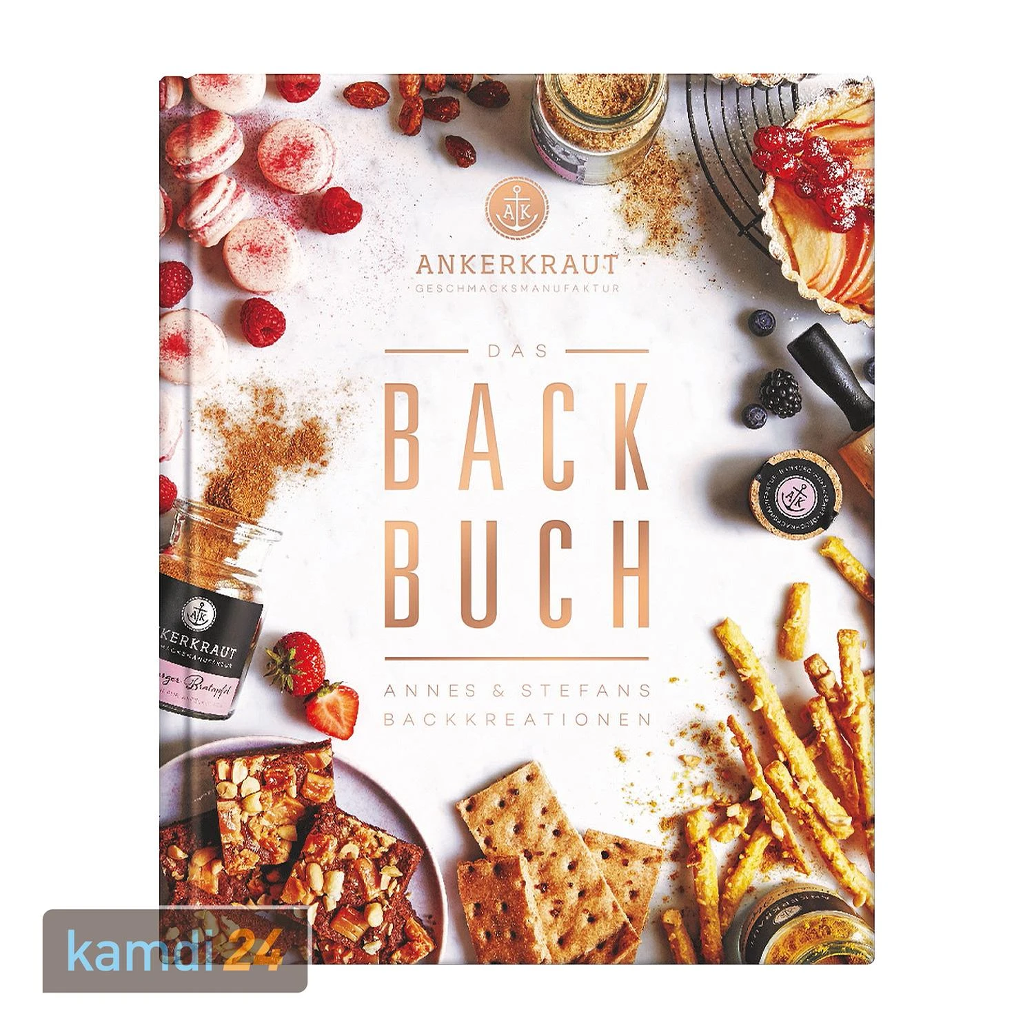 Ankerkraut Gewürzmischungen-Set Backen Macht Freude, Inkl. Backbuch 4 Ankerkraut Gewürzmischungen-Set Backen Macht Freude, Inkl. Backbuch – Bild 2