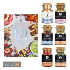Ankerkraut Gewürzmischungen-Set Kinder Kochen Selbst, Inkl. Kids Kochbuch