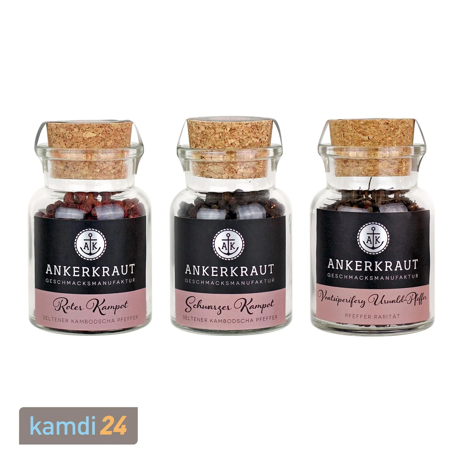 Ankerkraut Pfeffer-Set Edel-Pfeffer-Mix 3 Ankerkraut Pfeffer-Set Edel-Pfeffer-Mix