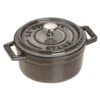 STAUB Mini Cocotte, 10 Cm, Graphit-Grau, Gusseisen