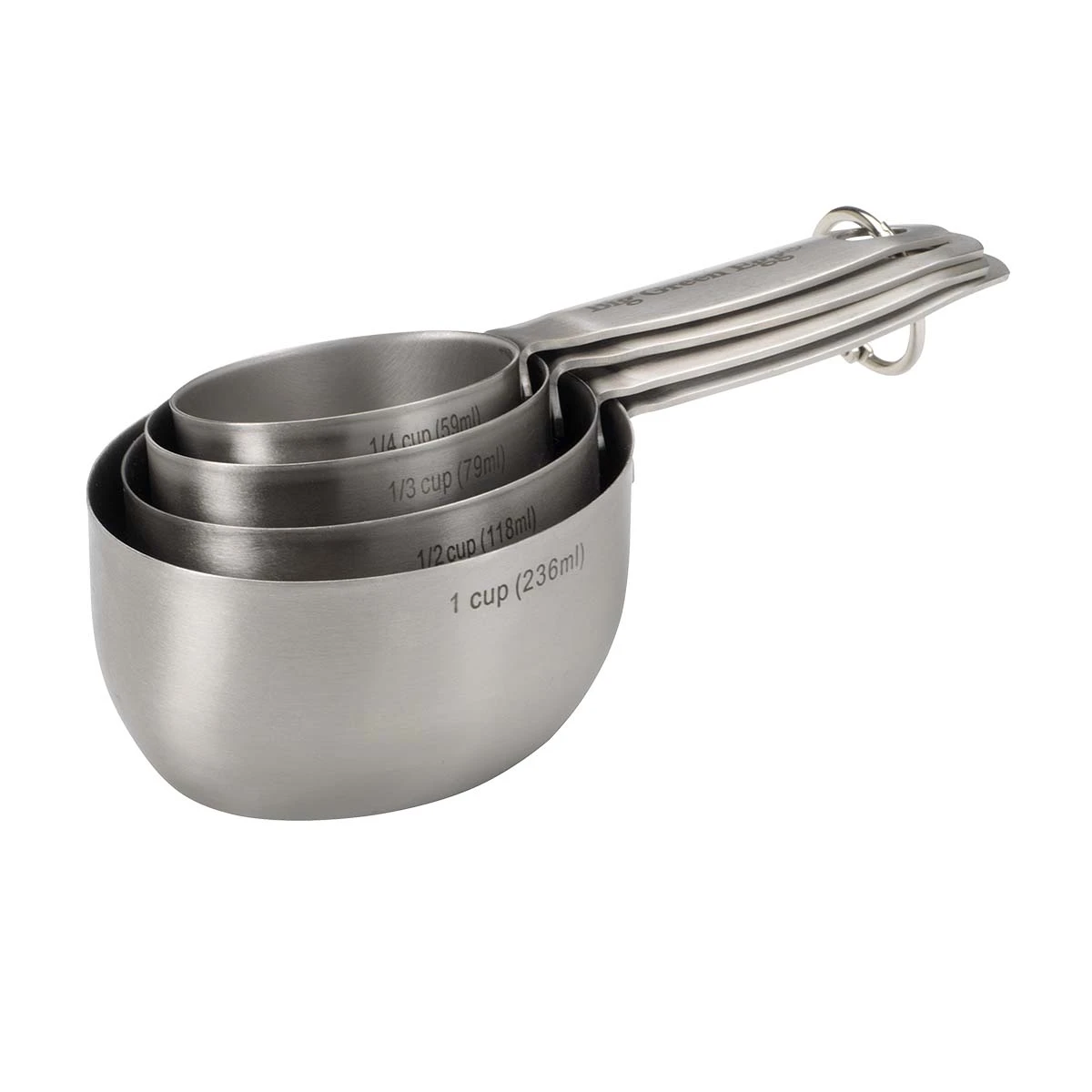 Big Green Egg Edelstahl Messbecher, 4 Stück 3 Big Green Egg Edelstahl Messbecher, 4 Stück