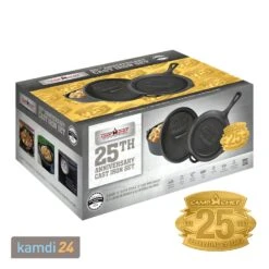 Camp Chef Classic Dutch Oven SDO-12 + Cast Iron Pfanne 30 Cm + Deckel -Küche Grill Laden camp chef classic dutch oven sdo 12 cast iron pfanne 30 cm deckel 7836 m 8