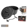Camp Chef Deluxe Dutch Oven DO-10 Mit 4 Kg Tom Coco Grill-Kokoskohle Briketts Und Feuergott Anzündkamin -Küche Grill Laden camp chef deluxe dutch oven do 10 mit 4 kg tom coco bbq grill briketts und feuergott anzuendkamin