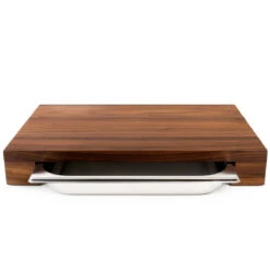 Cleenbo Schneidebrett Nussbaum Cube Mit Edelstahlwanne -Küche Grill Laden cleenbo cube walnut 3d0cf4202b8e26c190ffb2a4e59e950b