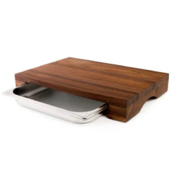 Cleenbo Schneidebrett Nussbaum Cube Mit Edelstahlwanne -Küche Grill Laden cleenbo schneidebrett nussbaum cube mit edelstahlwanne 6d61034f7421226bfbac557a6a9ca395