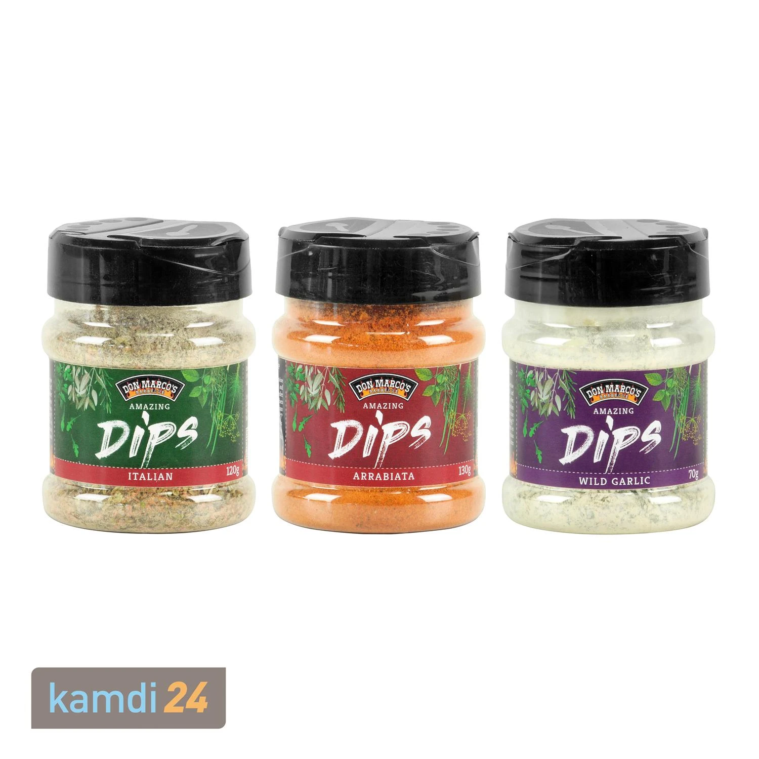 Don Marco's Dip 3er-Set: Italian, Arrabiata & Wild Garlic 3 Don Marco's Dip 3er-Set: Italian, Arrabiata & Wild Garlic