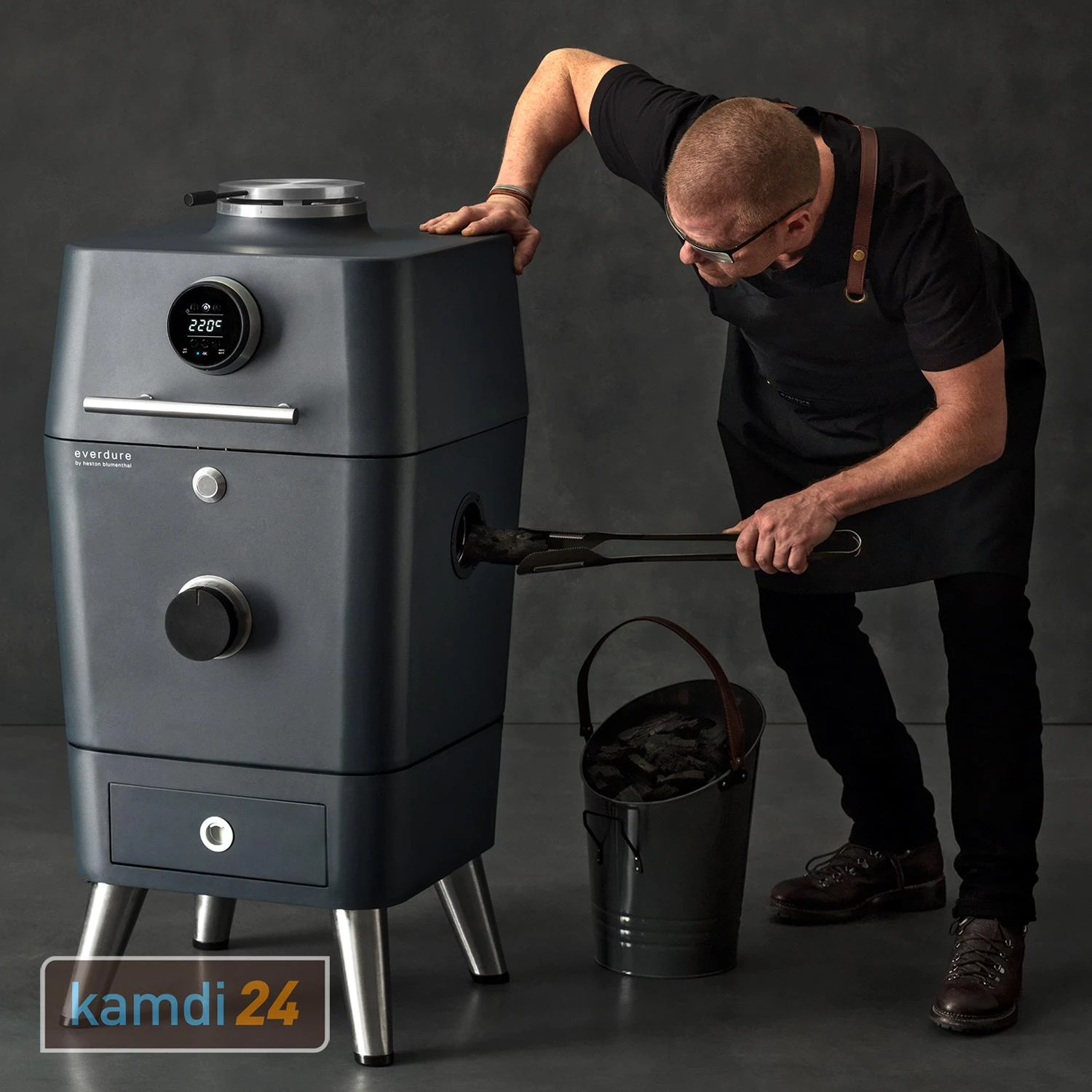 Everdure 4K Holzkohlegrill Graphite 11 Everdure 4K Holzkohlegrill Graphite – Bild 10