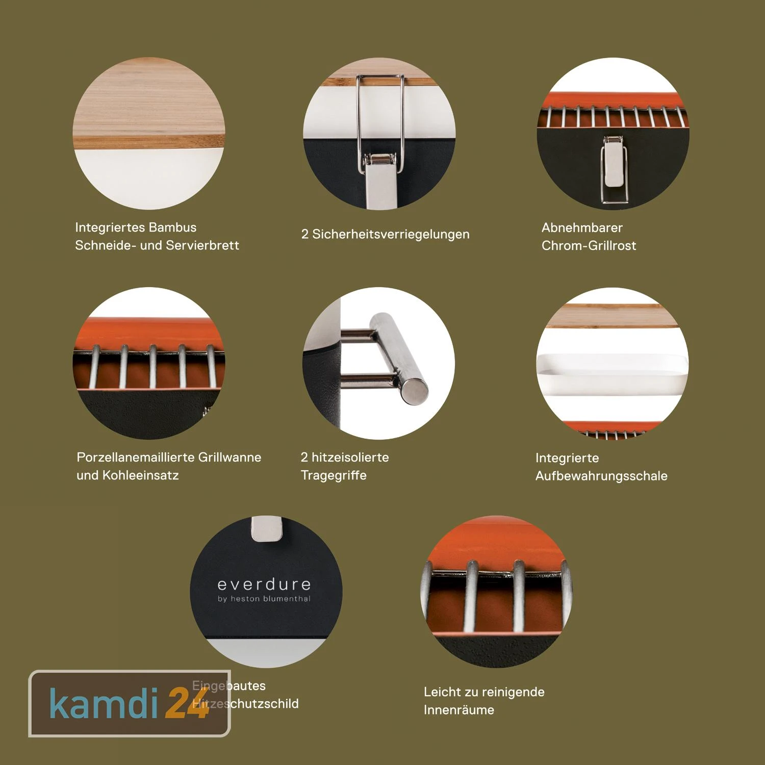 Everdure CUBE™ Holzkohlegrill Graphite 11 Everdure CUBE™ Holzkohlegrill Graphite – Bild 9