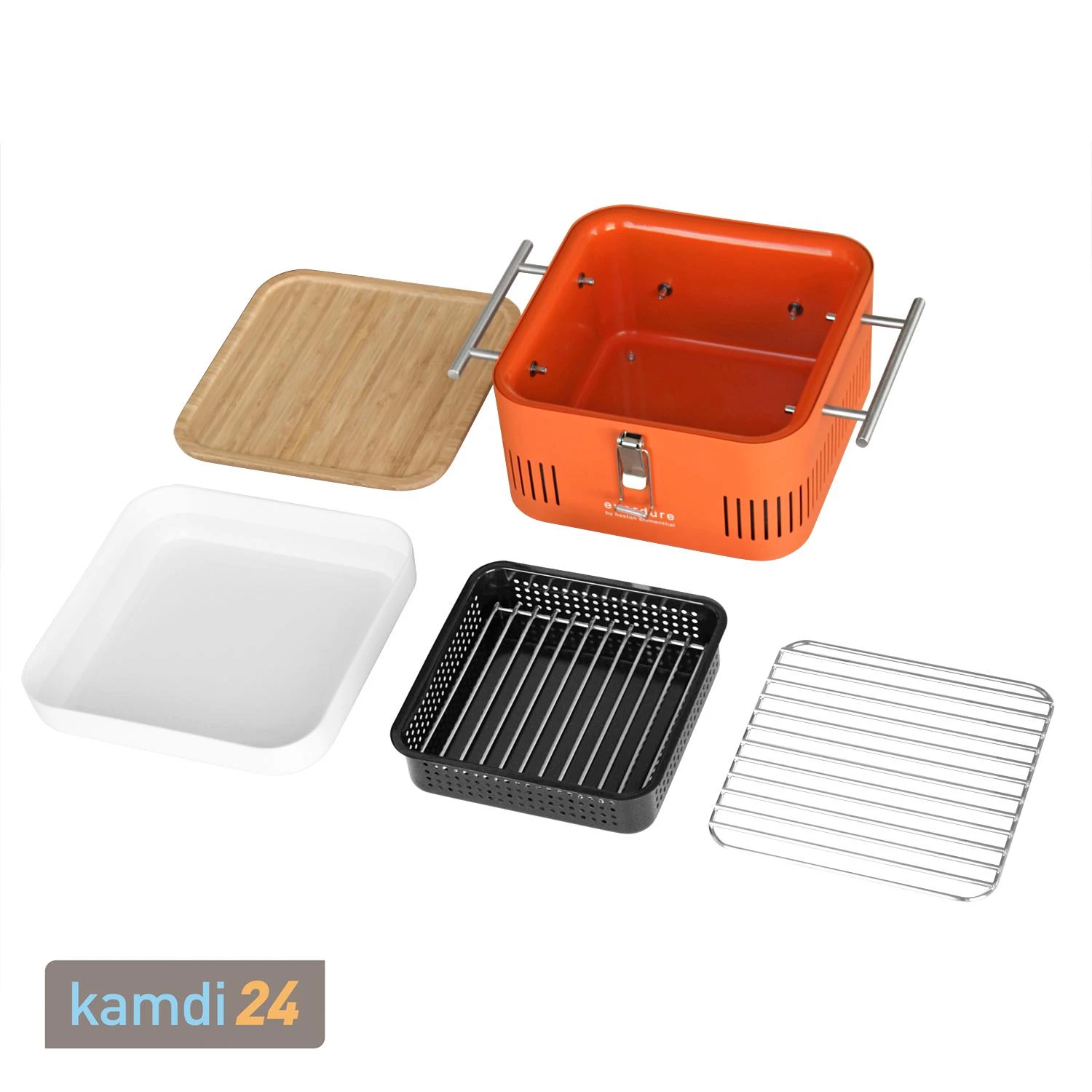Everdure CUBE™ Holzkohlegrill Orange + Tragetasche 12 Everdure CUBE™ Holzkohlegrill Orange + Tragetasche – Bild 10