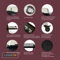 Everdure FORCE™ Gasgrill Stone + Abdeckhaube -Küche Grill Laden everdure force gasgrill stone abdeckhaube 12788 m 9