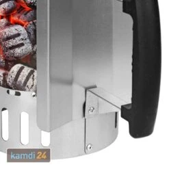 FEUERGOTT Anzündkamin Premium BIG XXL + OlioBric Grill-Briketts 2er-Pack (6 Kg) -Küche Grill Laden feuergott anzuendkamin premium big xxl oliobric grill briketts 2er pack 6 kg 18369 m 4