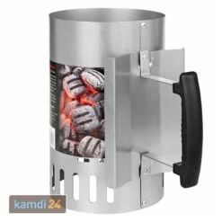 FEUERGOTT Anzündkamin Premium BIG XXL + TOM COCO Grill-Kokoskohlebriketts 2er-Pack (6 Kg) -Küche Grill Laden feuergott anzuendkamin premium big xxl tom coco grill kokoskohlebriketts 2er pack 6 kg 18367 m 2