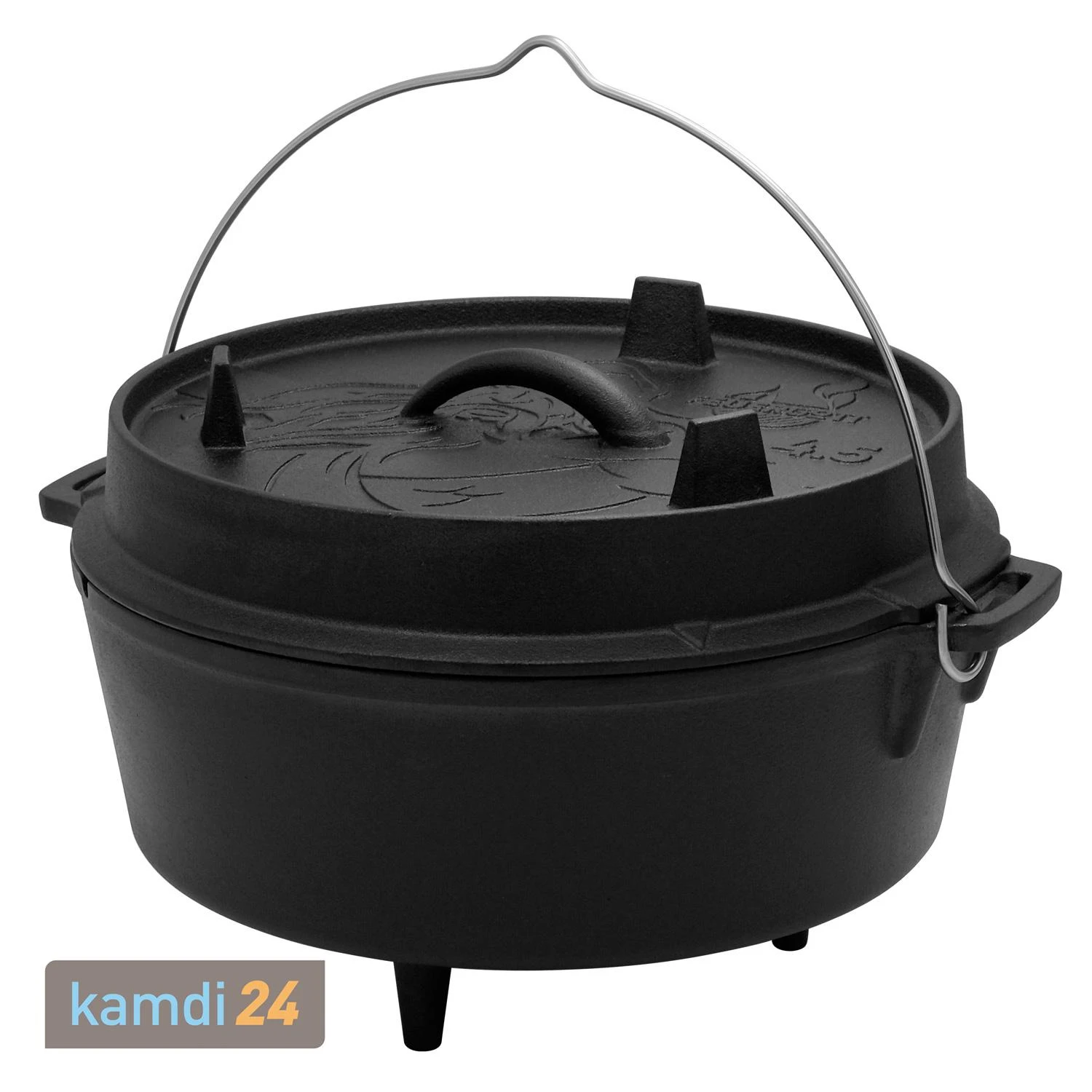 FEUERGOTT Dutch Oven 4,5 L Mit Füßen 4 FEUERGOTT Dutch Oven 4,5 L Mit Füßen – Bild 2