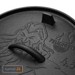 FEUERGOTT Dutch Oven 4,5 L Mit Füßen 20 FEUERGOTT Dutch Oven 4,5 L Mit Füßen -Küche Grill Laden feuergott dutch oven 45 l mit fuessen 25379 m 6