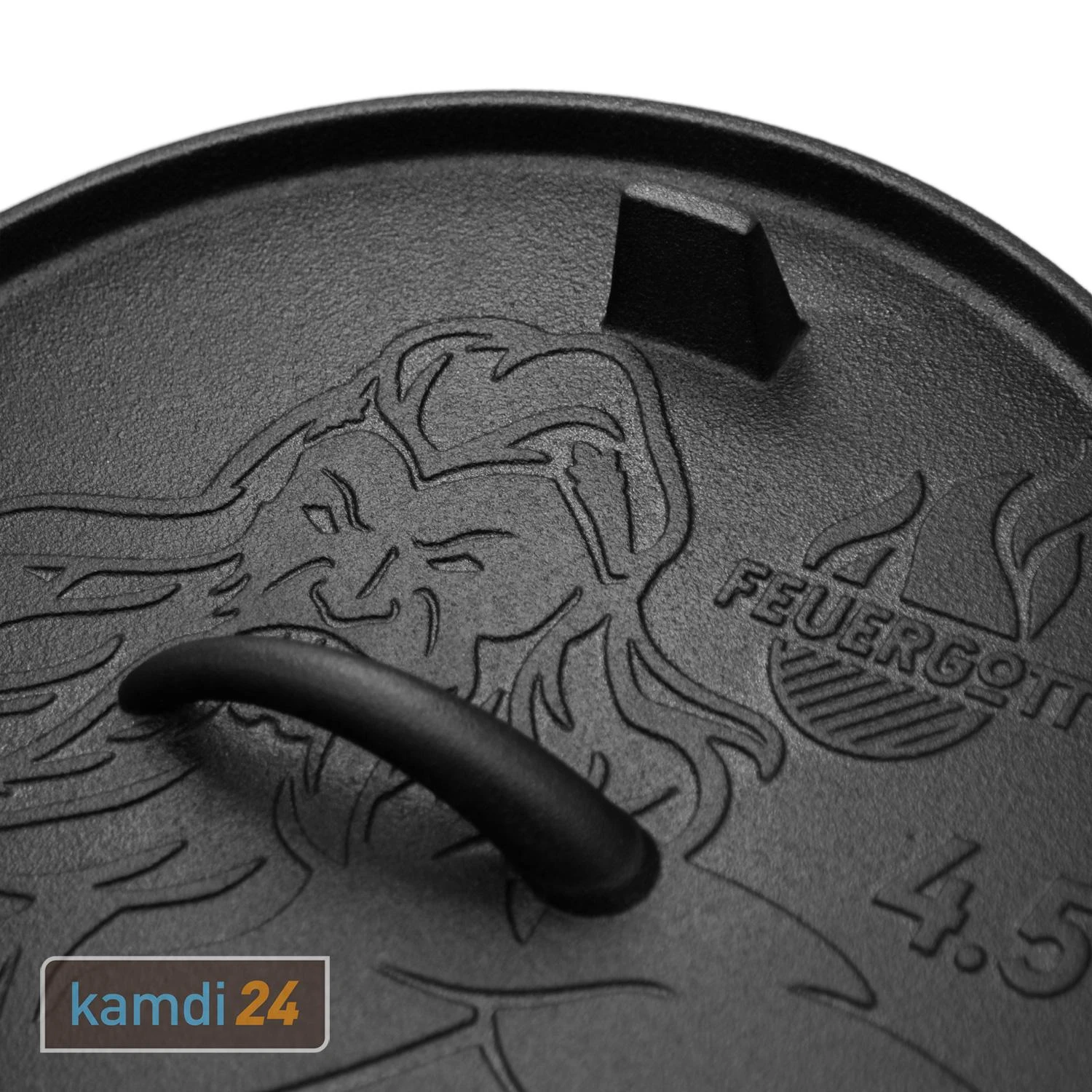 FEUERGOTT Dutch Oven 4,5 L Mit Füßen 9 FEUERGOTT Dutch Oven 4,5 L Mit Füßen – Bild 7