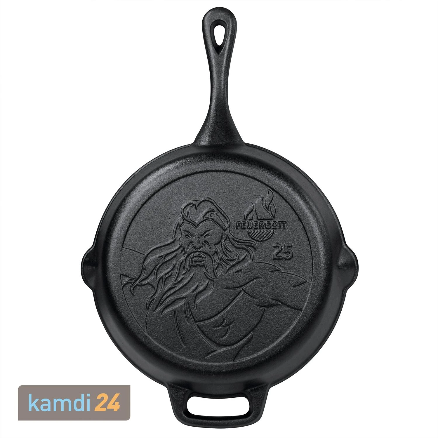 FEUERGOTT Feuerpfanne 25 Mit Stiel, Schwarz 5 FEUERGOTT Feuerpfanne 25 Mit Stiel, Schwarz – Bild 3