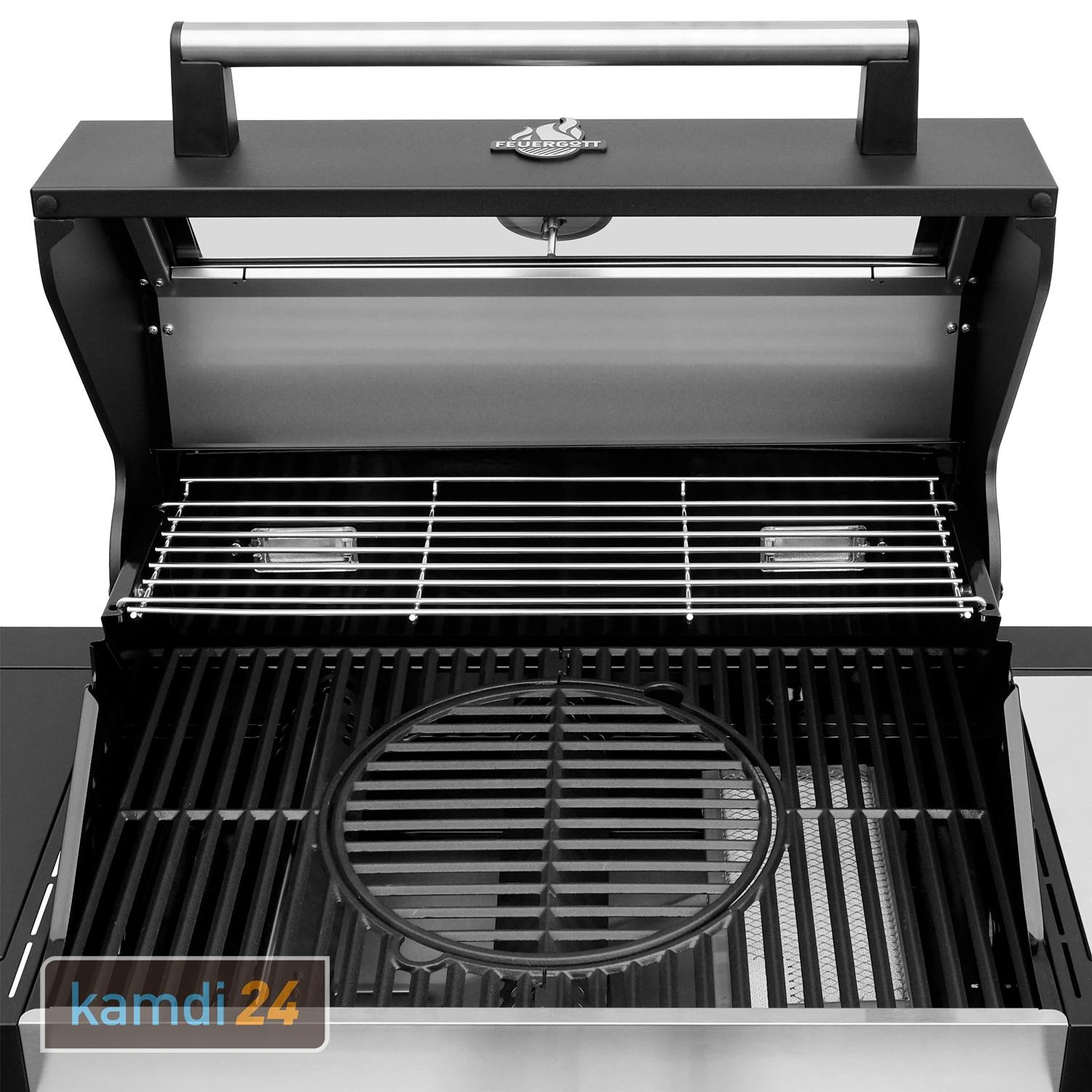 Feuergott Gas-Grillstation Hektor 3B-S Inkl. Abdeckhaube + Drehspieß 7 Feuergott Gas-Grillstation Hektor 3B-S Inkl. Abdeckhaube + Drehspieß – Bild 5