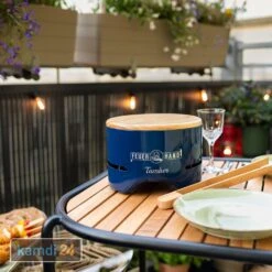 Feuerhand Tischgrill Tamber Kobaltblau -Küche Grill Laden feuerhand tischgrill tamber kobaltblau 24573 m 9