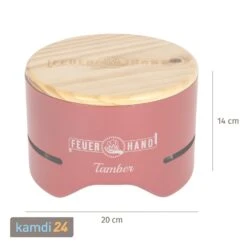 Feuerhand Tischgrill Tamber Rubinrot -Küche Grill Laden feuerhand tischgrill tamber rubinrot 24571 m 11