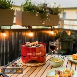 Feuerhand Tischgrill Tamber Rubinrot -Küche Grill Laden feuerhand tischgrill tamber rubinrot 24571 m 9