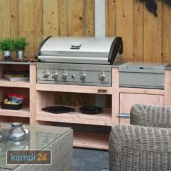 Grandhall Edelstahl-Frontblende Für Seiten- Und Searbrenner -Küche Grill Laden grandhall edelstahl frontblende fuer seiten und searbrenner 20881 m 3