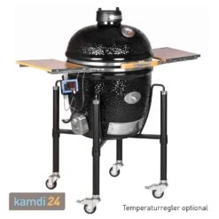 MONOLITH CLASSIC BBQ GURU Keramikgrill PRO-Serie 2.0 Schwarz Mit Gestell Und Seitentischen -Küche Grill Laden monolith classic bbq guru keramikgrill pro serie 20 schwarz mit gestell und seitentischen m 2