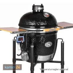 MONOLITH CLASSIC BBQ GURU Keramikgrill PRO-Serie 2.0 Schwarz Mit Gestell Und Seitentischen -Küche Grill Laden monolith classic bbq guru keramikgrill pro serie 20 schwarz mit gestell und seitentischen m 4