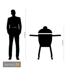 MONOLITH CLASSIC BBQ GURU Keramikgrill PRO-Serie 2.0 Schwarz Mit Gestell Und Seitentischen -Küche Grill Laden monolith classic bbq guru keramikgrill pro serie 20 schwarz mit gestell und seitentischen m 9