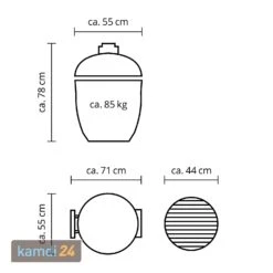 MONOLITH CLASSIC Keramikgrill PRO-Serie 2.0 Schwarz -Küche Grill Laden monolith classic keramikgrill pro serie 20 schwarz m 7