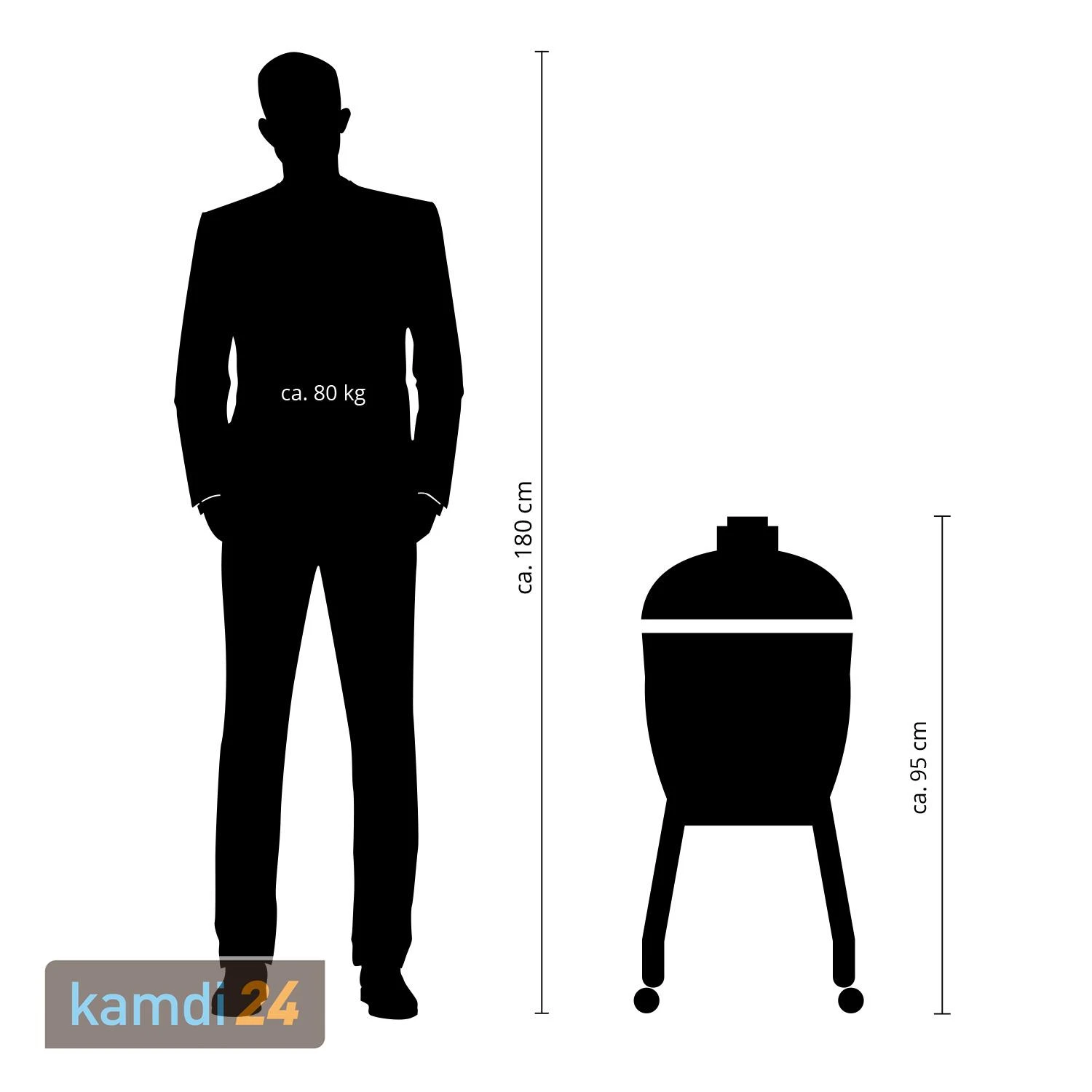 MONOLITH JUNIOR Keramikgrill PRO-Serie 2.0 Schwarz Mit Gestell 13 MONOLITH JUNIOR Keramikgrill PRO-Serie 2.0 Schwarz Mit Gestell – Bild 11