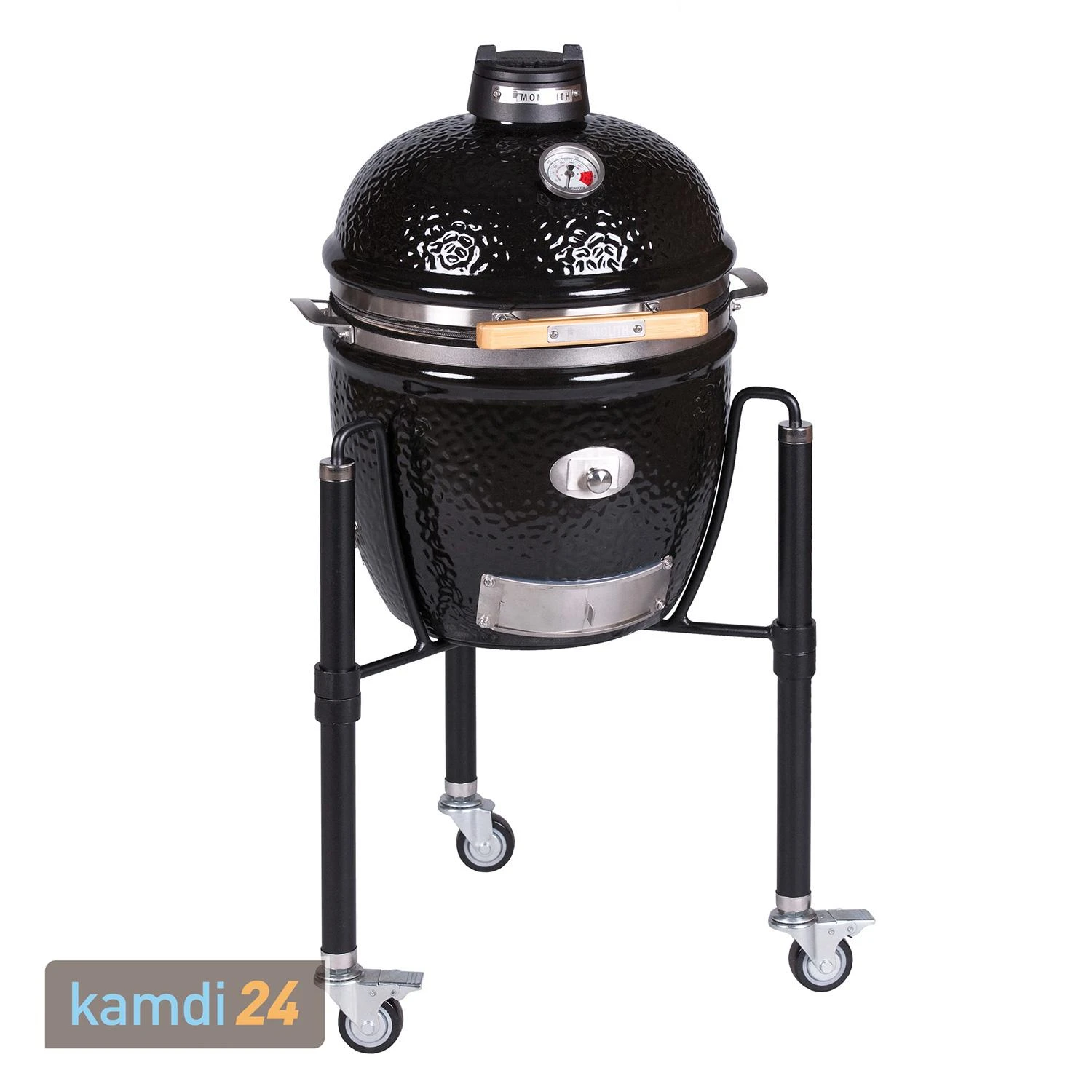 MONOLITH JUNIOR Keramikgrill PRO-Serie 2.0 Schwarz Mit Gestell 3 MONOLITH JUNIOR Keramikgrill PRO-Serie 2.0 Schwarz Mit Gestell