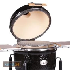 MONOLITH LeCHEF Keramikgrill PRO-Serie 2.0 Schwarz Mit Gestell Und Seitentischen -Küche Grill Laden monolith lechef keramikgrill pro serie 20 schwarz mit gestell und seitentischen m 7