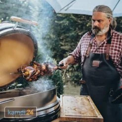 MONOLITH LeCHEF Keramikgrill PRO-Serie 2.0 Schwarz Mit Gestell Und Seitentischen -Küche Grill Laden monolith lechef keramikgrill pro serie 20 schwarz mit gestell und seitentischen m 9