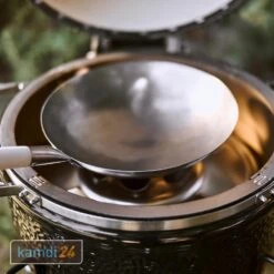 MONOLITH Wokhalter Edelstahl Für LeCHEF -Küche Grill Laden monolith wokhalter edelstahl fuer lechef m 4