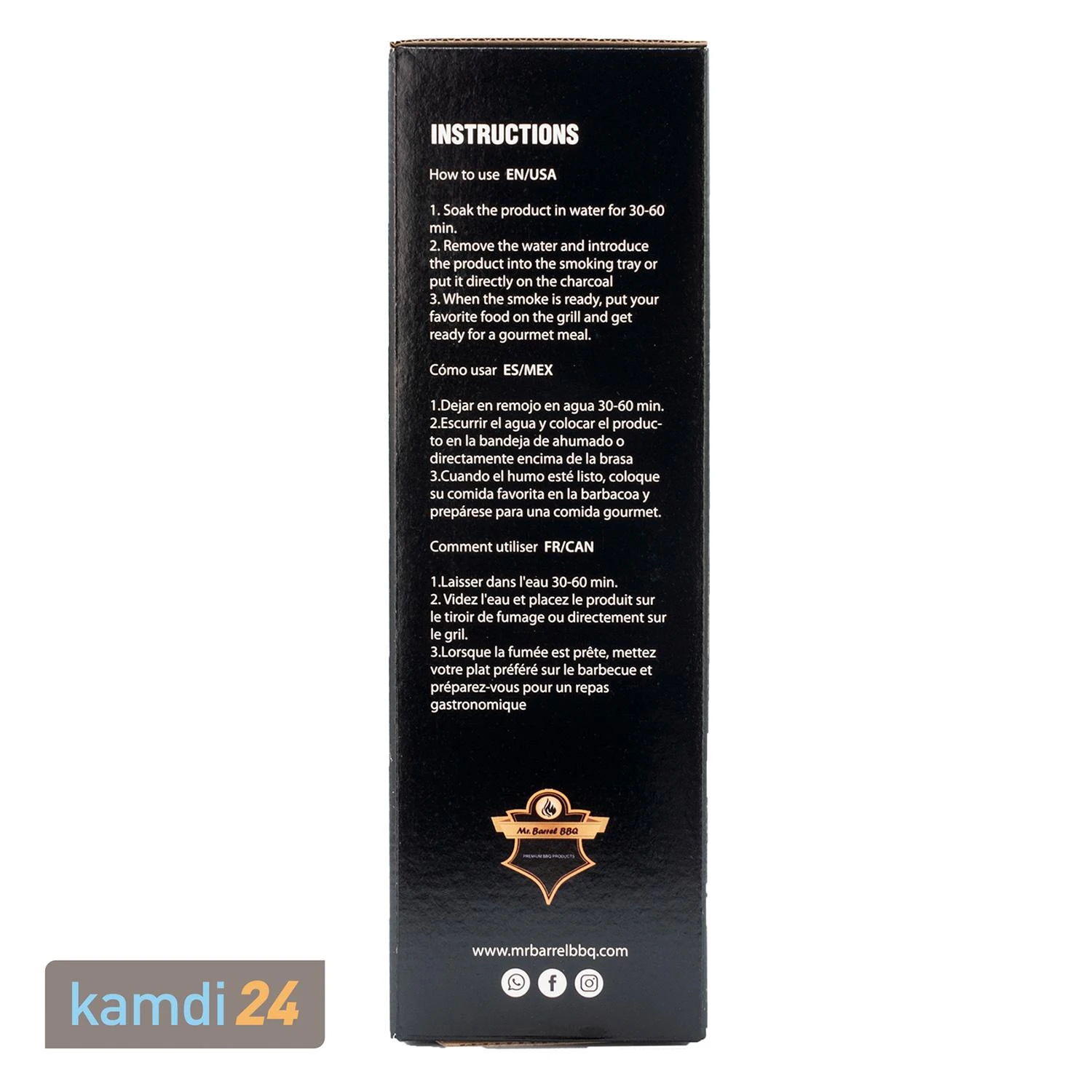 Mr. Barrel BBQ Chunks L Sweet White Wine, 1,35 Kg 5 Mr. Barrel BBQ Chunks L Sweet White Wine, 1,35 Kg – Bild 3