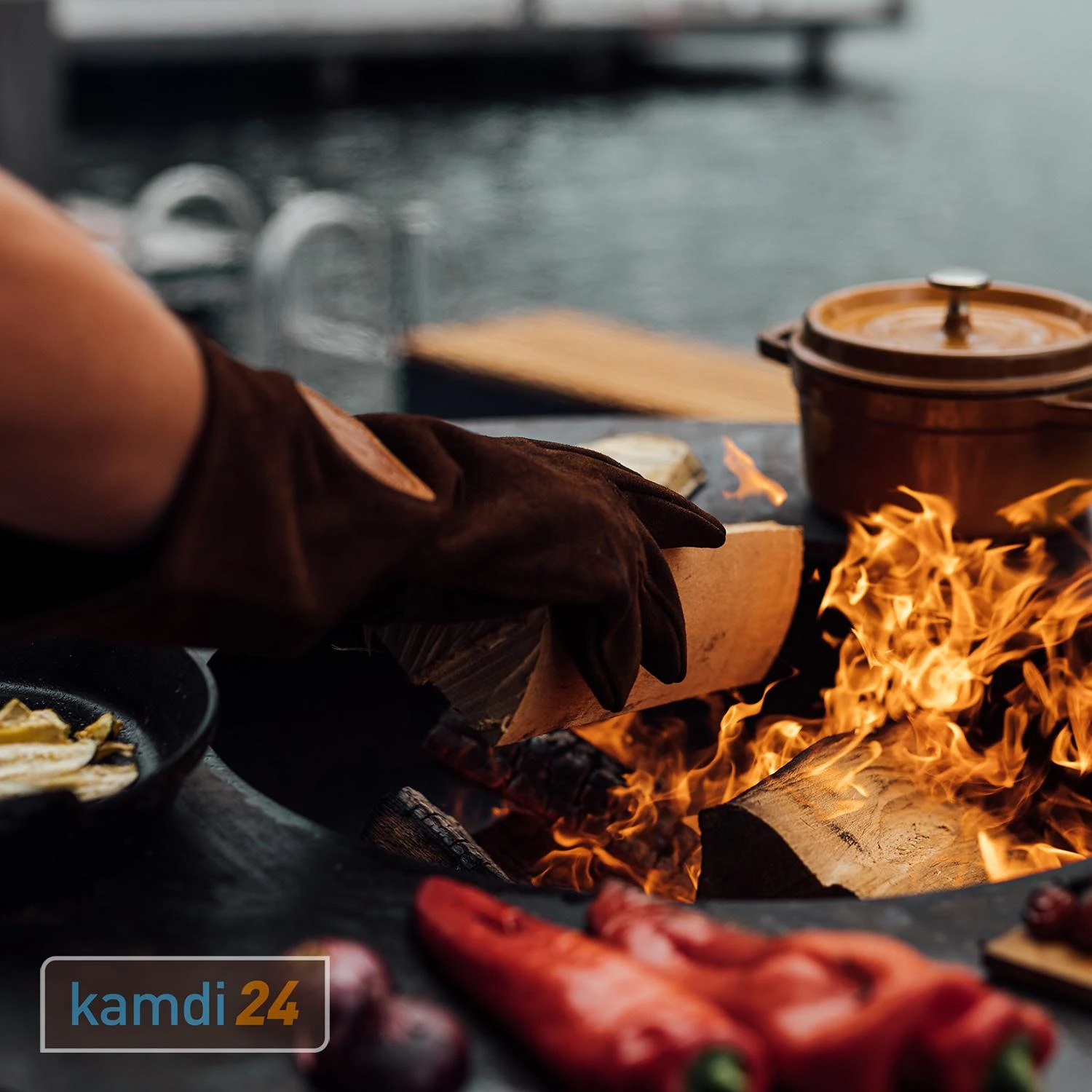 OFYR Grillhandschuhe Wildleder Braun 9 OFYR Grillhandschuhe Wildleder Braun – Bild 7