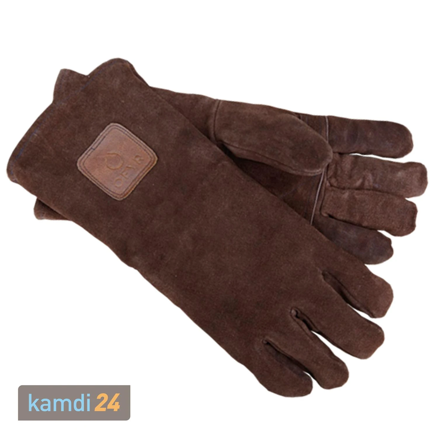 OFYR Grillhandschuhe Wildleder Braun 3 OFYR Grillhandschuhe Wildleder Braun