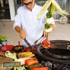 OFYR Grillring-Set Für 100-er Grill & Feuerstelle -Küche Grill Laden ofyr grillring set fuer 100 er grill feuerstelle 22386 m 8