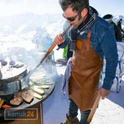 OFYR Grillschürze Leder Braun -Küche Grill Laden ofyr grillschuerze leder braun 22303 m 6