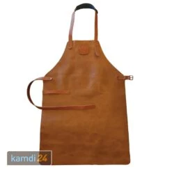OFYR Grillschürze Leder Braun