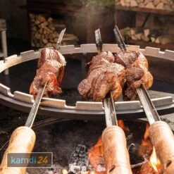 OFYR Grillspieße-Set Für 100-er Grill & Feuerstelle -Küche Grill Laden ofyr grillspiesse set fuer 100 er grill feuerstelle m 4