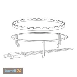 OFYR Grillspieße-Set Für XL Corten 150 -Küche Grill Laden ofyr grillspiesse set fuer xl corten 150 m 6