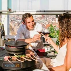 OFYR Outdoor Topf-Set Gusseisen Ø 21 Und 26 Cm -Küche Grill Laden ofyr outdoor topf set gusseisen 21 und 26 cm 22320 m 9