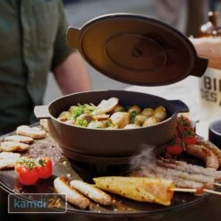 OFYR Outdoor Topf-Set Gusseisen Für Tabl'O -Küche Grill Laden ofyr outdoor topf set gusseisen fuer tablo 22255 m 6