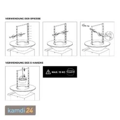 OFYR Rotisserie-Set Ohne Motor -Küche Grill Laden ofyr rotisserie set ohne motor 22330 m 7