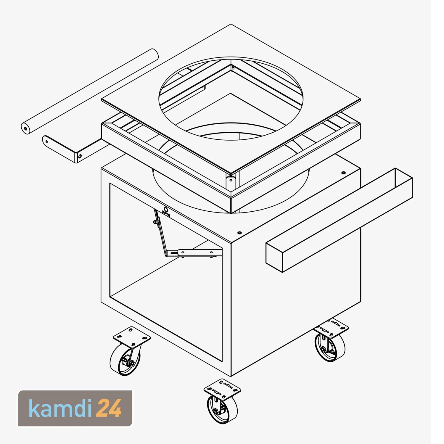 OFYR Sockel Corten 75 PRO+ Corten Ceramic Dark 5 OFYR Sockel Corten 75 PRO+ Corten Ceramic Dark – Bild 3