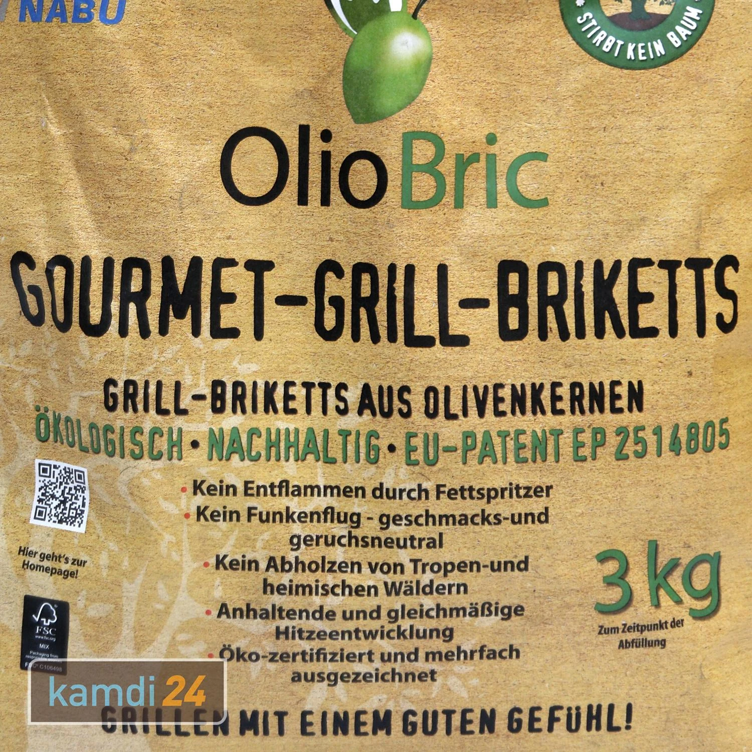 OlioBric Grill-Briketts, Eiform, 3 X 3 Kg (9 Kg) 14 OlioBric Grill-Briketts, Eiform, 3 X 3 Kg (9 Kg) – Bild 12